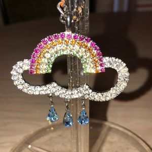 Tarina Tarantino Swarovski Crystal rainbow cloud